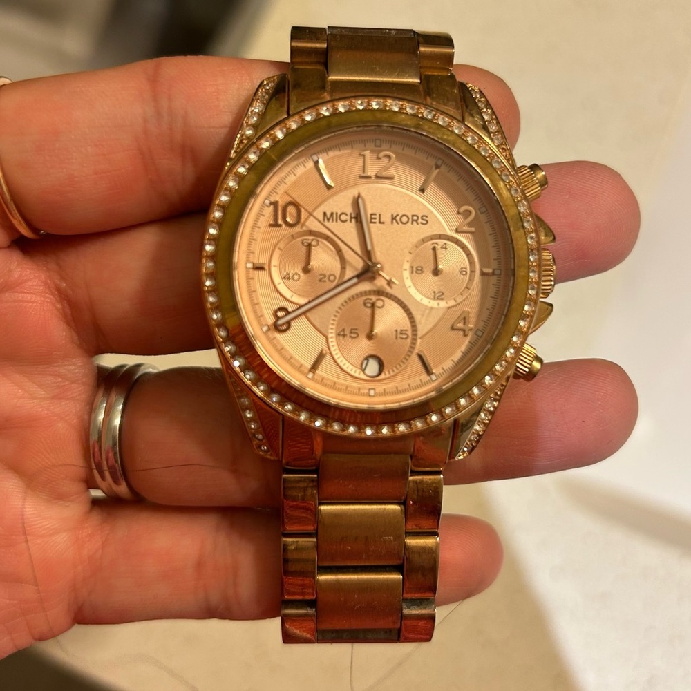 Rose Gold Michael Kors Blair Watch